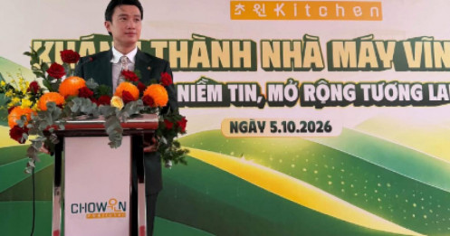 Chuỗi mì cay Sasin của diễn viên Quốc Trường lại đạt mốc 100 chi nhánh, mở nhà máy Chowon Kitchen thứ 2