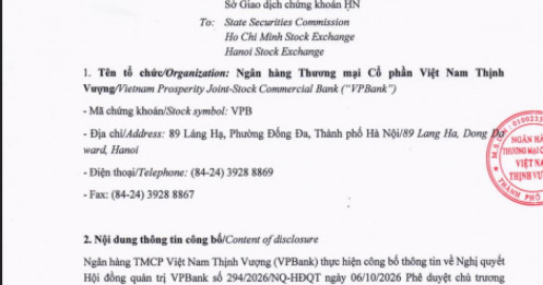 VPBank phát hành trái phiếu quốc tế bằng đồng SGD