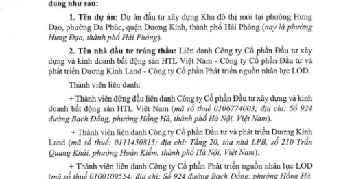 Liên danh “lạ” sắp làm khu đô thị 6.300 tỷ tại Hải Phòng