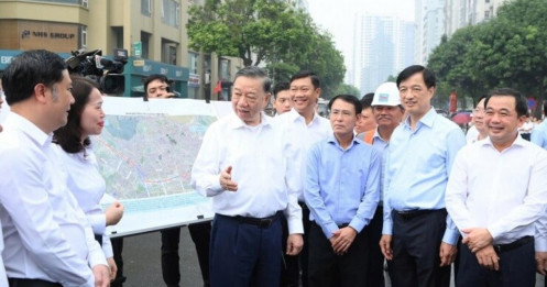 Tổng Bí thư, Chủ tịch nước chỉ đạo đẩy nhanh tiến độ các tuyến vành đai tại Hà Nội
