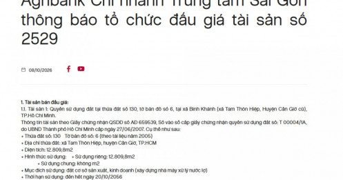 Bất ngờ: Nhà máy nước hơn 100 tỷ đồng của nữ ca sĩ bị Agribank rao bán
