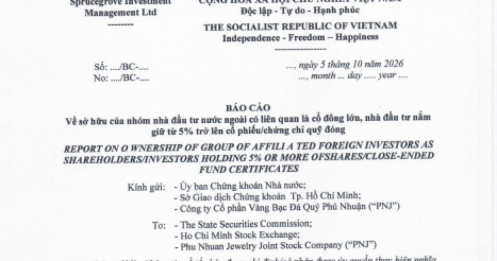 Tin đáng chú ý tại PNJ: Cổ đông ngoại rời vị trí cổ đông lớn