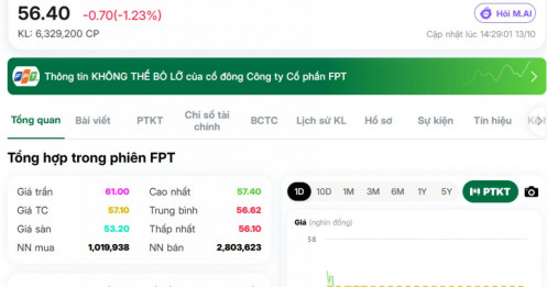 Điều gì đang xảy ra với cổ phiếu FPT