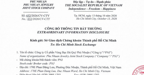 PNJ có biến động nhân sự cấp cao