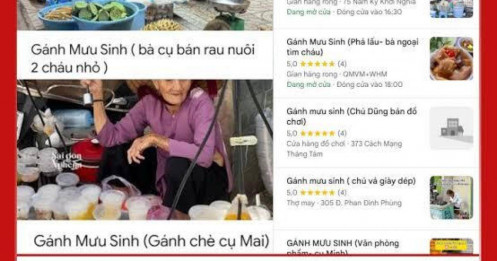 Google Maps Việt Nam cập nhật vị trí, địa chỉ các gánh hàng rong Vỉa hè