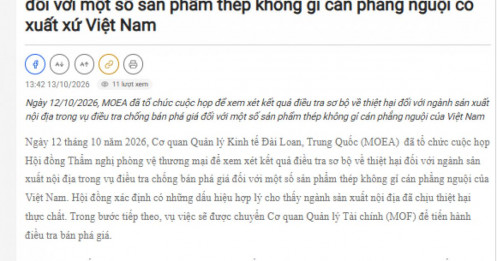 20 doanh nghiệp thép Việt vào diện điều tra