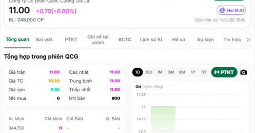 Cổ phiếu QCG “cháy hàng”, vốn hóa vượt 3.000 tỷ đồng