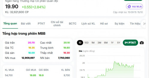 Giữa làn sóng bán ròng, vì sao khối ngoại vẫn miệt mài gom MBB?