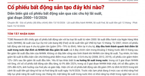 Cổ phiếu BĐS đã đủ rẻ để xuống tiền?
