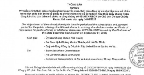 NVL vừa có động thái mới, cổ đông Novaland cần biết ngay