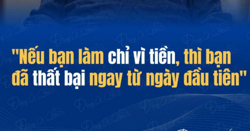 Đừng chọn công việc chỉ vì tiền