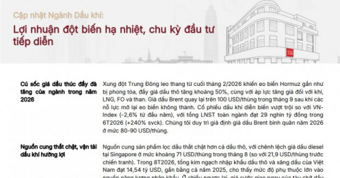 3 cổ phiếu dầu khí đáng chú ý cho năm 2027