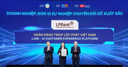 LPBank nhận Giải thưởng Chuyển đổi số Việt Nam 2026 với giải pháp tổng đài AI Lumi