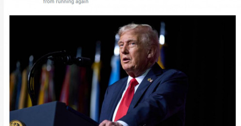 Ông Trump sẽ tranh cử Tổng thống Mỹ lần thứ 3?