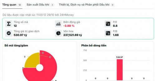 Điều gì đang đè nặng nhóm dầu khí?
