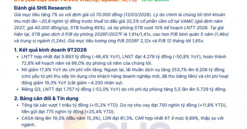 Một tín hiệu mới xuất hiện với cổ phiếu STB?