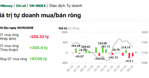 Tự doanh bất ngờ xuống tiền hơn 300 tỷ cho một mã