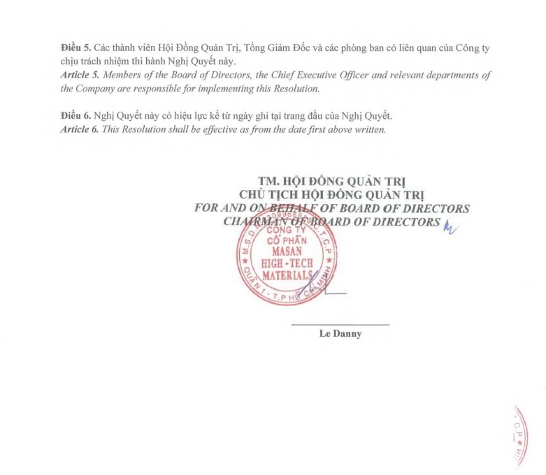 Vừa đón cổ đông ngoại, MSR lại sắp “lì xì” thêm 5.000 đồng/cp