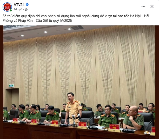 Hà Nội - Hải Phòng và Pháp Vân - Cầu Giẽ sắp thí điểm quy định đặc biệt về làn trái