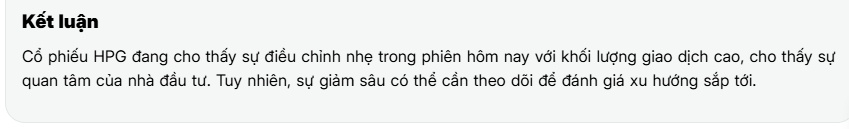 Cổ phiếu HPG “thủng” mốc 20.000 đồng