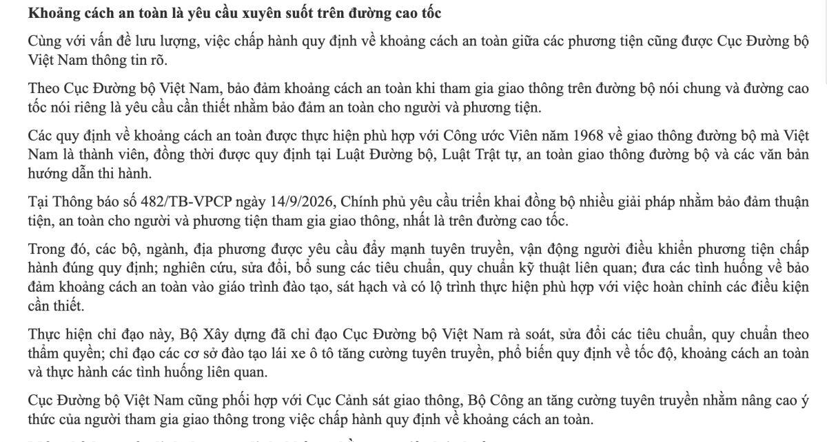 Cao tốc vắng bóng tài xế, quốc lộ lại đông vui: Cục Đường bộ nói gì?