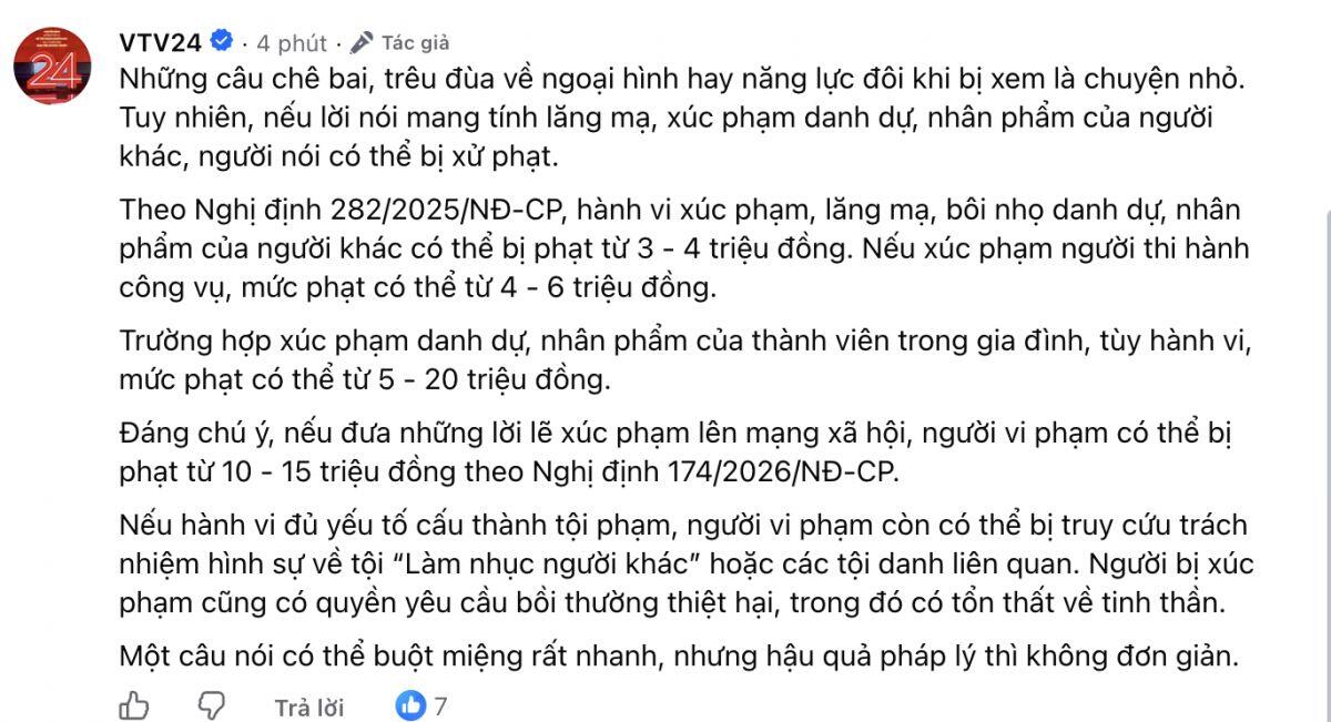 Gõ phím “cà khịa” quá tay, coi chừng bay 15 triệu đồng