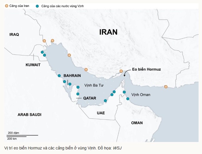 Loạt tàu dầu Iran mắc kẹt dưới sức ép trừng phạt của Mỹ