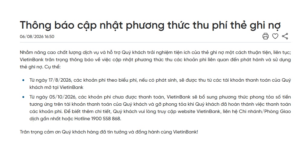 Từ hôm nay (5/10): Agribank, VietinBank, HSBC... sẽ áp dụng quy định mới
