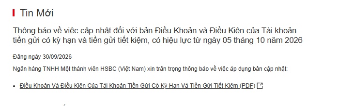 Từ hôm nay (5/10): Agribank, VietinBank, HSBC... sẽ áp dụng quy định mới