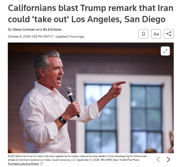 Iran sẽ 'xóa sổ' Los Angeles và San Diego?