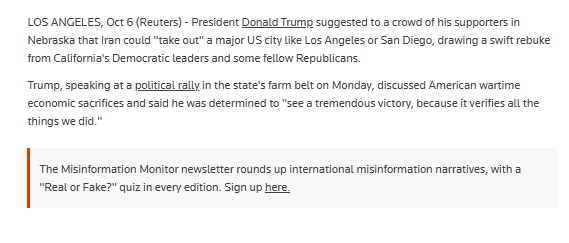 Iran sẽ 'xóa sổ' Los Angeles và San Diego?