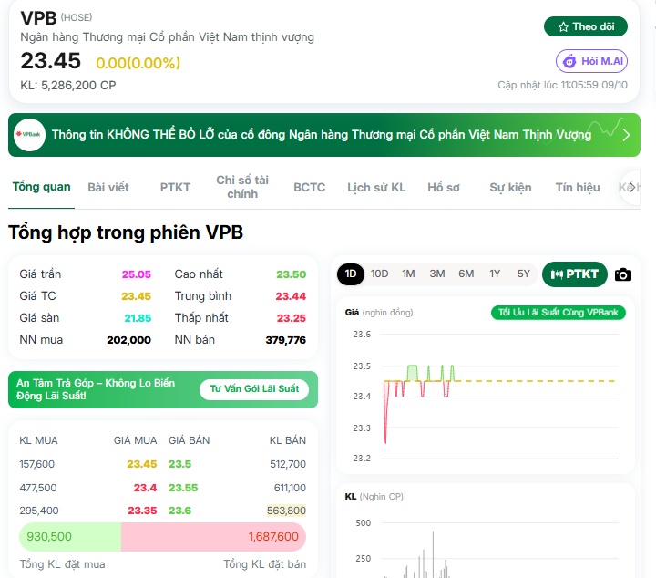 Lộ diện cái tên vừa sở hữu hơn 1% vốn VPBank, danh mục tự doanh lớn nhất ngành có gì?
