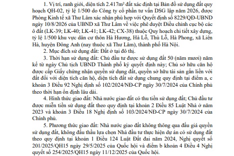 Hà Nội giao 3 lô đất làm nhà ở xã hội, doanh nghiệp nào được hưởng lợi?