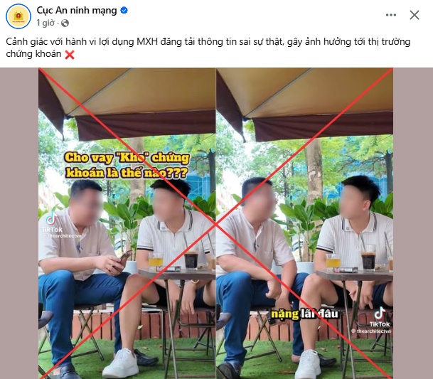 Cảnh báo nóng: Tung tin giả về chứng khoán, có thể lĩnh án tù