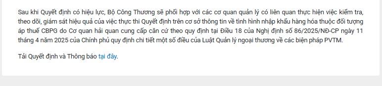 Bộ Công Thương phát tín hiệu mới trước làn sóng hàng Trung Quốc