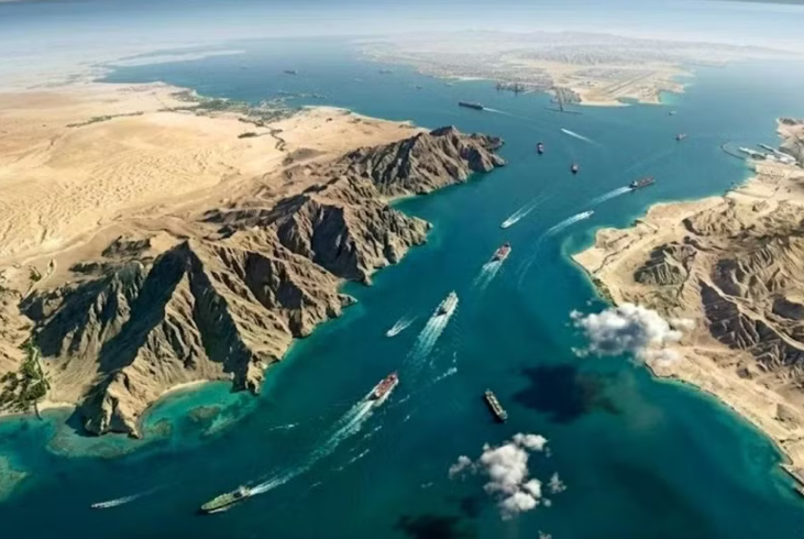 Hai tàu container bị chìm gần Eo biển Hormuz
