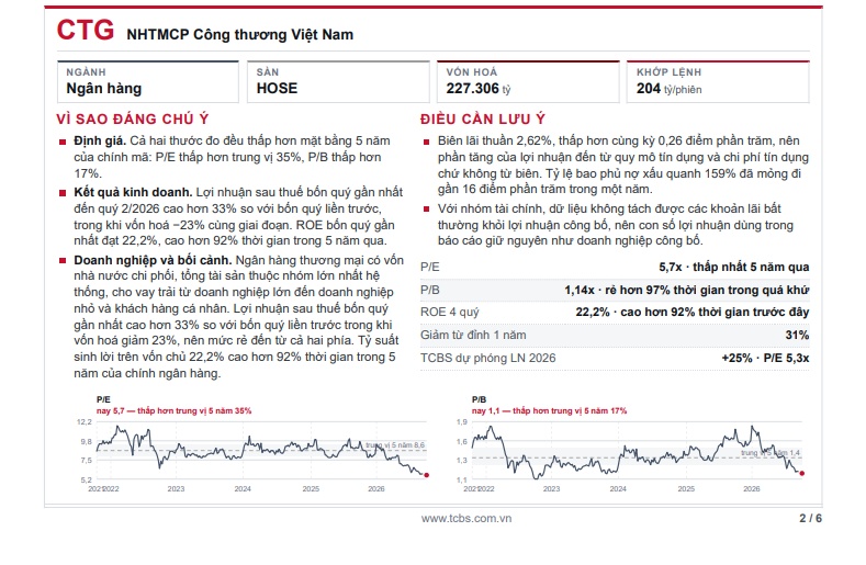 3 cổ phiếu nào đang bị thị trường định giá thấp?