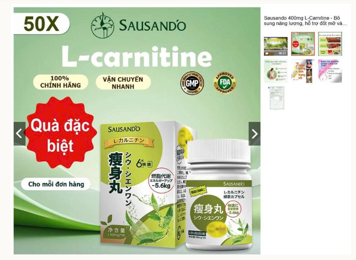 Bộ Y tế yêu cầu gỡ viên uống giảm cân Sausando bán trên Shopee