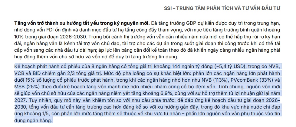 Lộ diện 3 cổ phiếu ngân hàng được SSI đánh giá cao cho năm tới