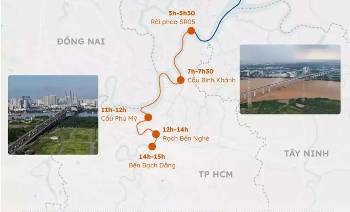 Hơn 30 giờ đưa vòm cầu lá dừa 3.400 tấn về Bến Bạch Đằng