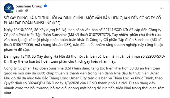Chuyện gì xảy ra tại Sunshine (KSF)?