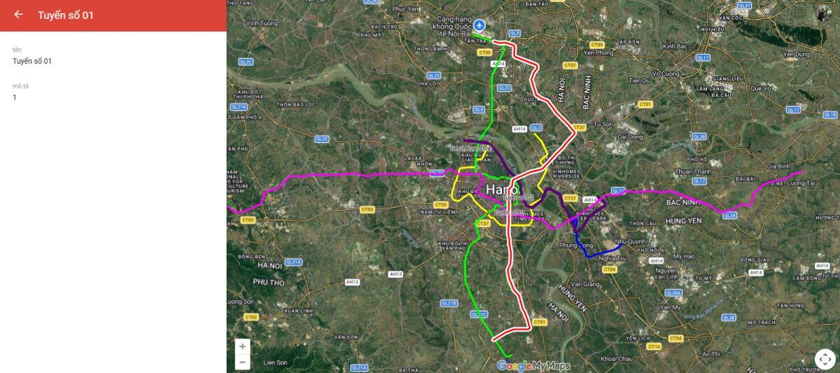 Chi tiết lộ trình 5 tuyến Metro Hà Nội đến năm 2030: Sẽ đi qua đâu và kết nối những khu vực nào?