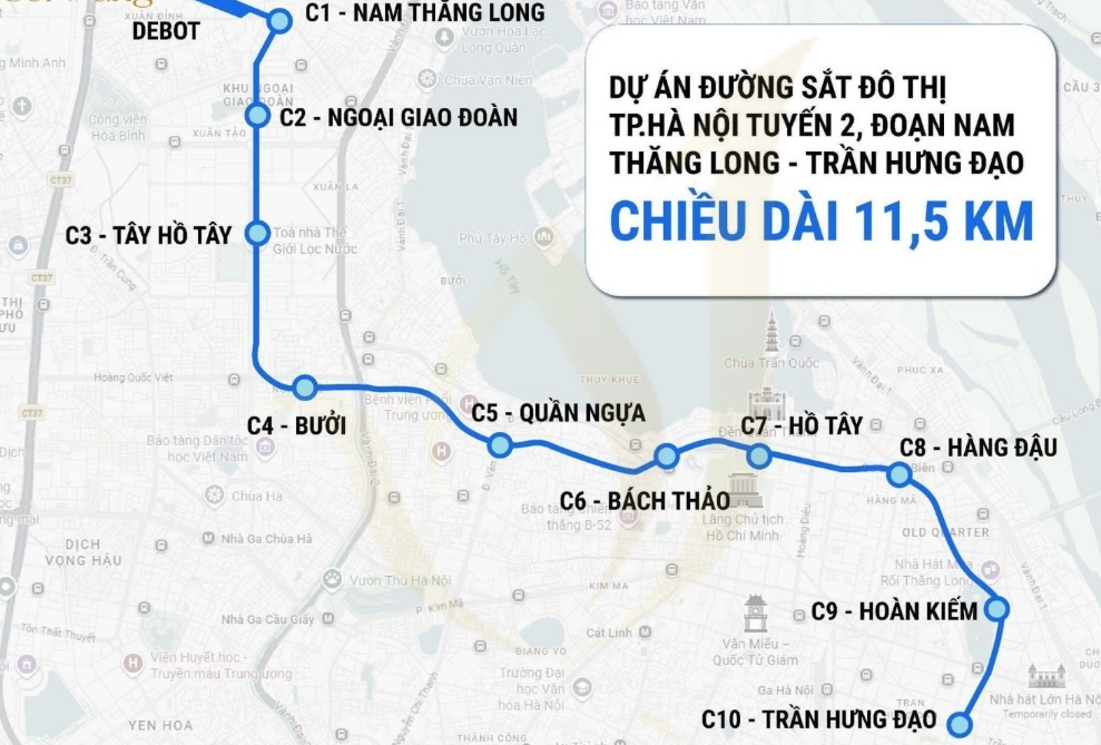 Chi tiết lộ trình 5 tuyến Metro Hà Nội đến năm 2030: Sẽ đi qua đâu và kết nối những khu vực nào?