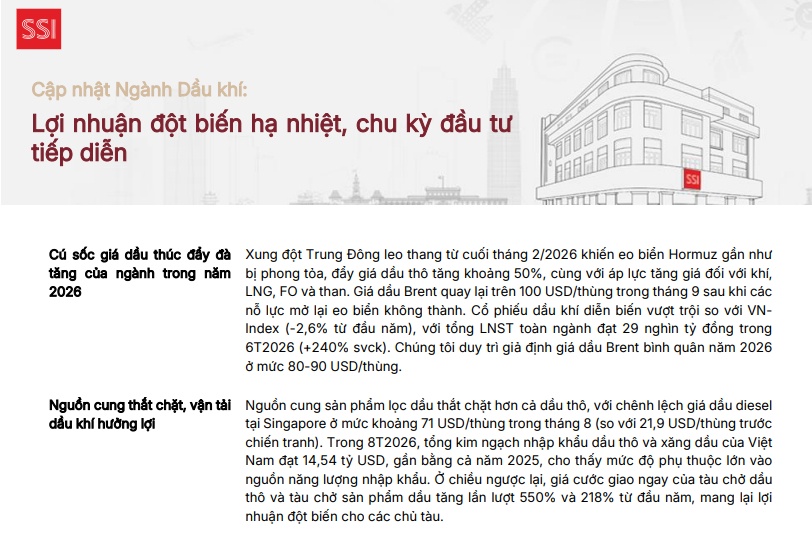 3 cổ phiếu dầu khí đáng chú ý cho năm 2027