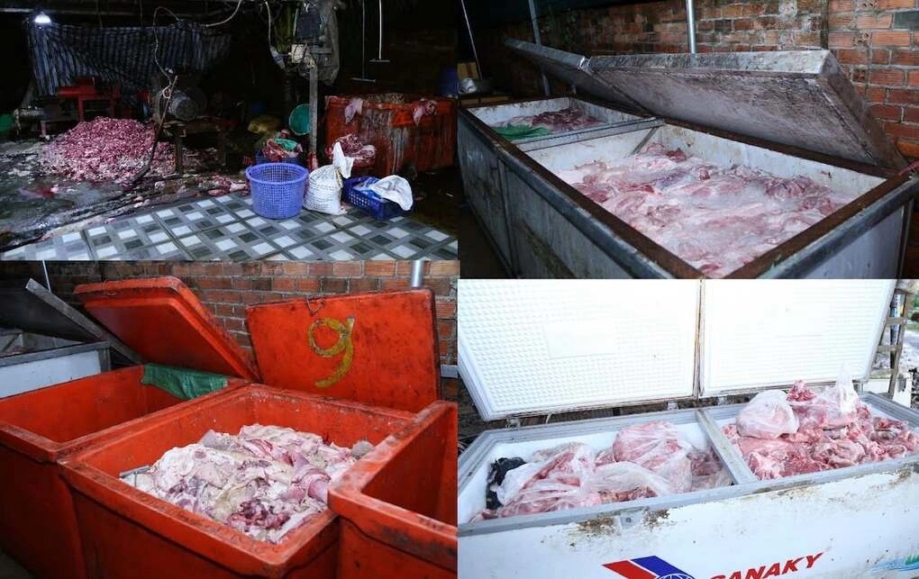 9 người bị bắt trong vụ đưa 400 tấn thịt heo bệnh, chết ra thị trường