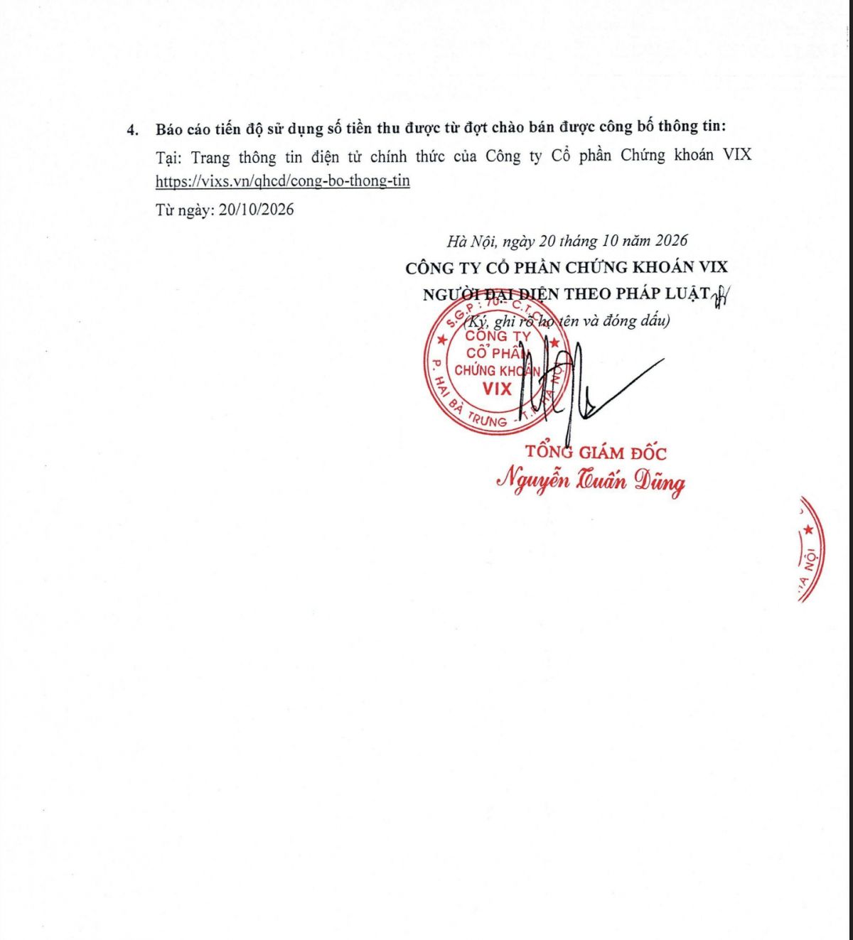 VIX còn 1.000 tỷ đồng vốn huy động chưa giải ngân