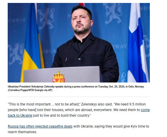 Ông Zelensky chấp nhận hòa bình, Nga kiểm soát 25% lãnh thổ Ukraine?