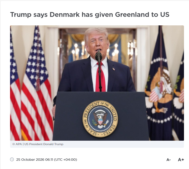 Đan Mạch đã trao Greenland cho Mỹ?