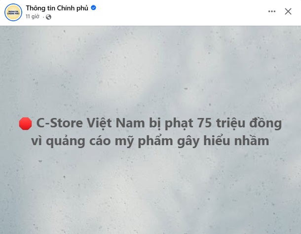 C-Store Việt Nam bị phạt nặng: 3 sản phẩm mỹ phẩm bị phát hiện điều gì?