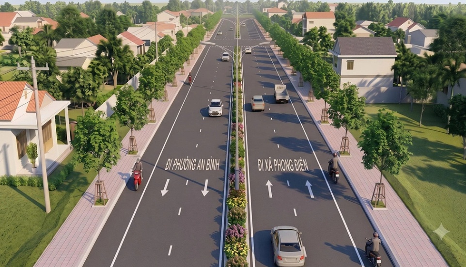 Cần Thơ xây đường gần 1.600 tỷ đồng đến đô thị sinh thái Phong Điền